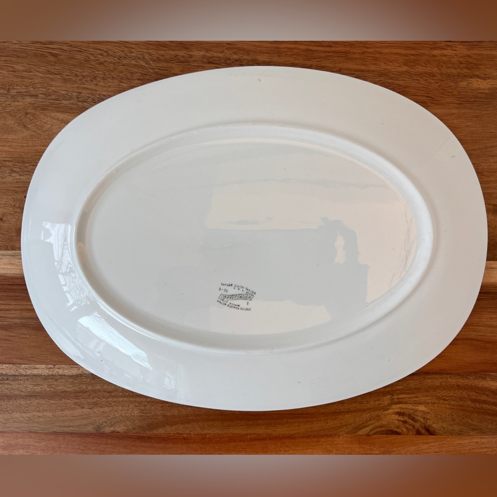 Vintage Taylor Smith Conversation Coffee Tree Serving Platter - Picture 6 of 7